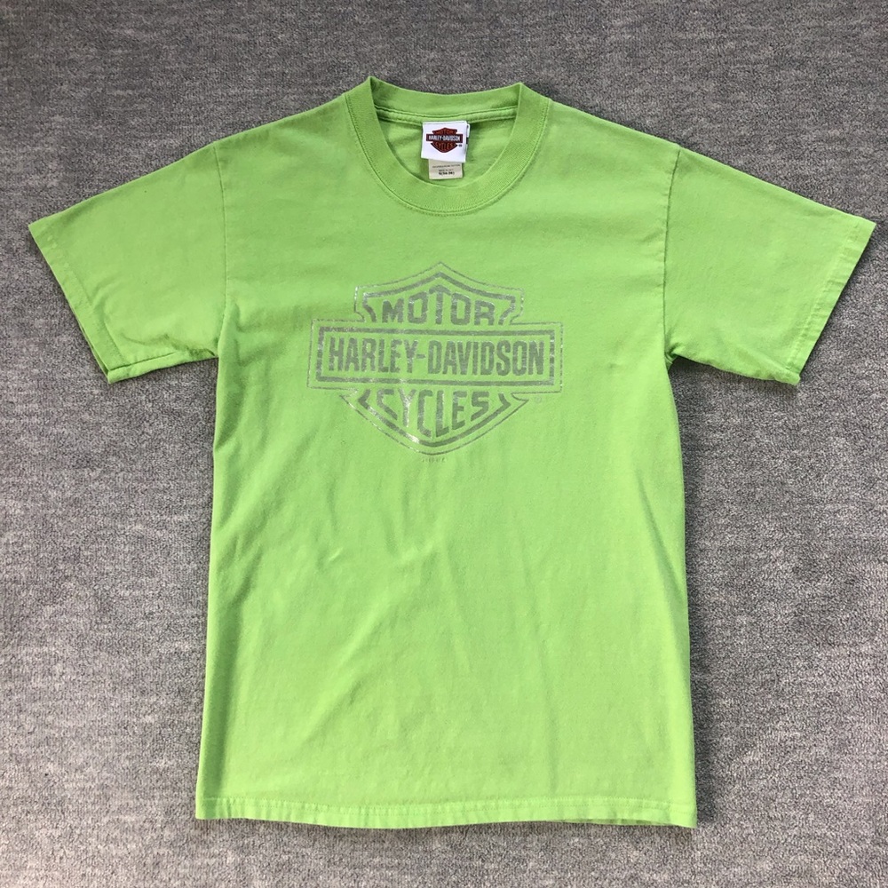 Harley-Davidson Lime Green Short Sleeve Tee